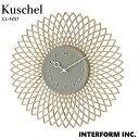 INTERFORM インターフォルム Kuschel クシェル おしゃれ時計 掛時計 CL-4257 音がしない スイープムーブメント 掛時計 掛け時計 ウォー..