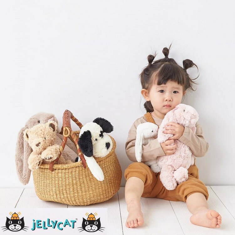  JELLYCAT ジェリーキャット ミディアムサイズキッズ ベビー 動物 アニマル 子ども 赤ちゃん かわいい 子育て ぬいぐるみ 人形 ギフト プレゼント 秋 冬 癒し 出産祝い おうちじかん 冬 クリスマス ジェリーキャット M