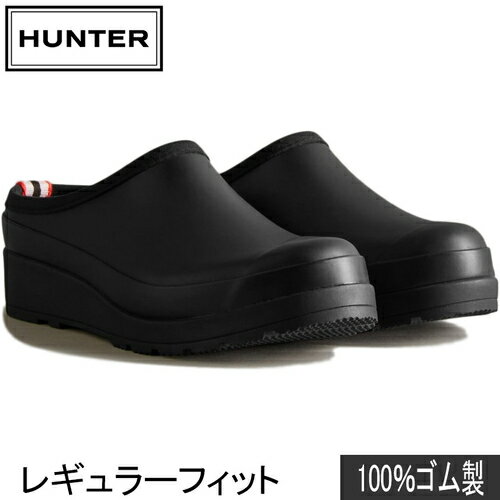 ハンター HUNTER レディース サンダル オリジナル プレイ クロッグス ORIGINAL PLAY CLOG ブラック WFF1002RMA BLK