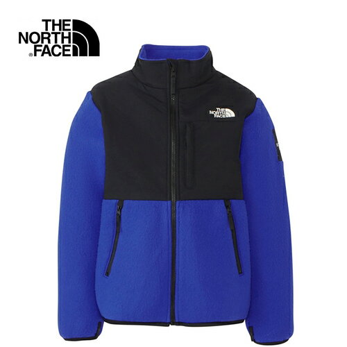 楽天YOCABITO　楽天市場店★セールsale 25％OFF★ ザ・ノース・フェイス ノースフェイス キッズ デナリジャケット Denali Jacket TNFブルー NAJ72356 TB フリース 配色 スタンドカラー ファスナー ポケット ジャケット ユニセックス ガールズ ボーイズ 女の子 男の子 女児 男児 子供 子供服 通園