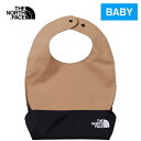 ザ・ノース・フェイス ノースフェイス ベビー スタイ コンパクトヤミービブ Baby Compact Yummy Bib アーモンドバター NNB72315 AB お食事エプロン 保育園 エプロン 食事用エプロン お食事スタイ 防水 袖なし 赤ちゃん