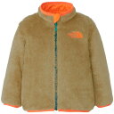 ザ・ノース・フェイス ノースフェイス ベビー ジャンパー リバーシブルコージージャケット B Reversible Cozy Jacket マンダリン NYB82344 MD ボアジャケット 暖かい 防寒 アウター 女の子 男の子 長袖 秋 冬 ベビー服 子供服 子ども服 おしゃれ かわいい カジュアル 3