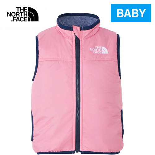 楽天YOCABITO　楽天市場店ザ・ノース・フェイス ノースフェイス ベビー ジャンパー リバーシブルコージーベスト B Reversible Cozy Vest オーキッドピンク NYB82345 OP