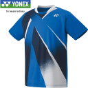ヨネックス YONEX メンズ レディース ユニゲームシャツ フィットスタイル ブラストブルー 10537 786