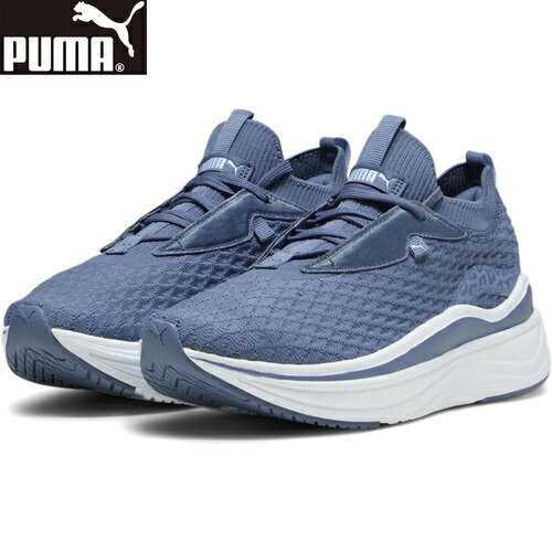 プーマ PUMA レディース ランニングシューズ SOFTRIDE ソフィア スタックド プレミアム インクブルー/アイシーブルー 378854 03