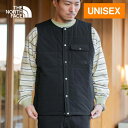 ザ・ノース・フェイス ノースフェイス メンズ レディース メドウウォームベスト Meadow Warm Vest ブラック NY82330 K 中綿 中わた キャンプ 軽量 ポケット スタッフサック付き 静電ケア