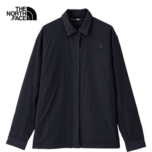 ザ・ノース・フェイス ノースフェイス レディース オクトーバーミッドシャツ October Mid Shirt ブラック NRW62301 K アウトドアウェア 防風 女性用 登山 トレッキング キャンプ 羽織り トップス