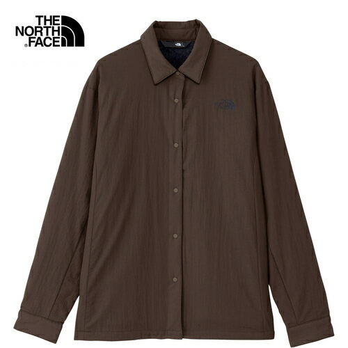 ザ・ノース・フェイス ノースフェイス レディース オクトーバーミッドシャツ October Mid Shirt スレートブラウン NRW62301 SR 長袖シャツ シャツ 長袖 暖かい アウトドア 秋冬 秋 冬 おしゃれ プレゼント