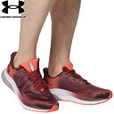 ☆スクイズボトルプレゼント☆ ★4/19-4/24 400円OFFクーポン★ ★セールsale 27～30％OFF★ アンダーアーマー UNDER ARMOUR メンズ ランニングシューズ ホバー タービュランス2 ワイド ディープレッド 3026876 600