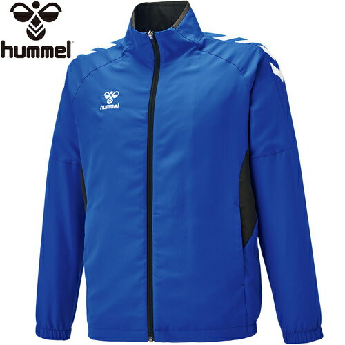 ヒュンメル ウィンドブレーカー メンズ ヒュンメル hummel メンズ レディース 裏メッシュウインドジャケット ロイヤルブルー HAW2147 63