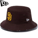 ニューエラ NEW ERA メンズ レディース ハット バケット01 MLB Reversible Hat リバーシブル サンディエゴ・パドレス バーントウッド 13750600