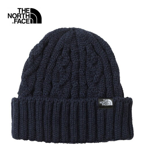 楽天YOCABITO　楽天市場店ザ・ノース・フェイス ノースフェイス キッズ ニット帽 ケーブルビーニー Kids’ Cable Beanie アーバンネイビー NNJ42301 UN 帽子 子供 子ども ジュニア 防寒 ケーブルニット