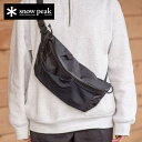 Xm[s[N snowpeak X-pbN iC EGXgobO X-Pac Nylon Waist Bag ubN UG-880R BK