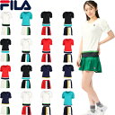 楽天YOCABITO　楽天市場店★セールsale 17％OFF★ フィラ FILA レディース ゲームシャツ VL2697 ＆ スコート VL2699 上下セット