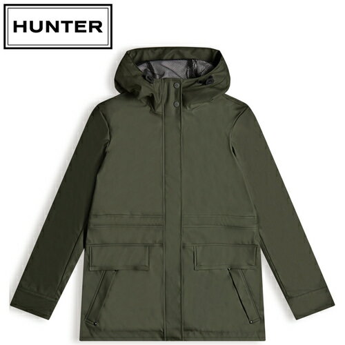 ハンター HUNTER レディース レインウェア ライトウェイト ウォータープルーフ レイン ジャケット RAIN JACKET ダークオリーブ WRO1400WAP DOV