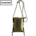 ハンター HUNTER ショルダーバッグ トラベル リップストップ リサイクル ナイロン フォンポーチ TRAVEL RIPSTOP PHONE POUCH ライキングリーン UBP1514NRS LIN