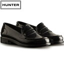 n^[ HUNTER fB[X t@Ch OX yj[ [t@[ ORIGINAL PENNY LOAFER ubN WFF1095RGL BLK