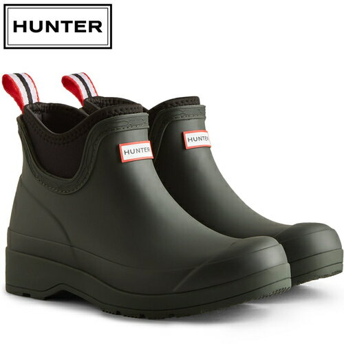 ハンター HUNTER レディース レインシューズ プレイ ネオプレン チェルシー ブーツ PLAY CHELSEA NEOPRENE BOOT アークティックモスグリーン WFS3020RMA ATM