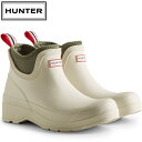 ハンター HUNTER レディース レインシューズ プレイ ネオプレン チェルシー ブーツ PLAY CHELSEA NEOPRENE BOOT ホワイト/グリーン WFS3020RMA SDL