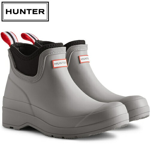 ハンター HUNTER レディース レインシューズ プレイ ネオプレン チェルシー ブーツ PLAY CHELSEA NEOPRENE BOOT スティールライトグレー WFS3020RMA SLL