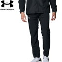 ★セールsale 21~56%OFF★ アンダーアーマー UNDER ARMOUR メンズ トレーニングウェア ロングパンツ トリコット ラインド ウーブン パンツ ブラック 1381346 001