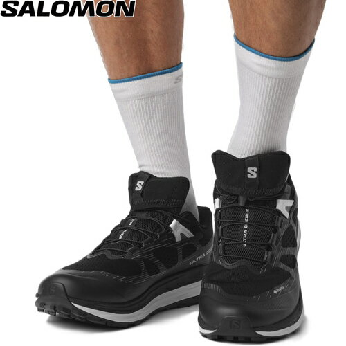 サロモン SALOMON メンズ トレイルランニングシューズ ウルトラ グライド2 ゴアテックス ULTRA GLIDE 2 GTX ブラック/ルナロック/ホワイト L47216600 Black/Lunar Rock/White