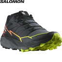 ★セールsale 28％OFF★ サロモン SALOMON メンズ トレイルランニングシューズ サンダークロス THUNDERCROSS ブラック/クワイエットシェイド L47295400 Black/Quiet Shade/Fiery Coral