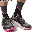 ★セールsale 23％OFF★ サロモン SALOMON メンズ トレイルランニングシューズ サンダークロス THUNDERCROSS プラムキトゥン/ブラック L47382600 Plum Kitten/Black/Pink Glo