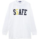 リアルビーボイス RealBvoice メンズ 長袖Tシャツ XXLサイズ S.S.A.F.E ロング Tシャツ XXL S.S.A.F.E LONG T-SHIRT ホワイト 10401-11640A wt