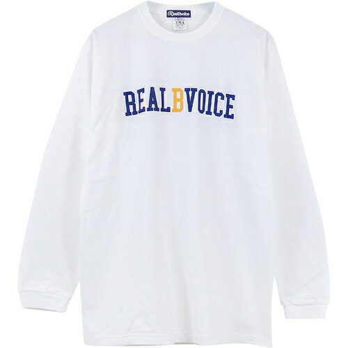 リアルビーボイス RealBvoice メンズ 長袖Tシャツ XXLサイズ RBV 034 ロング Tシャツ XXL RBV 034 LONG T-SHIRT ホワイト 10401-11657A wt