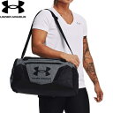 アンダーアーマー UNDER ARMOUR メンズ レディース アンディナイアブル5.0 ダッフルバッグ XSサイズ グレー/ブラック/ブラック 1369221 012