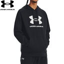 ★セールsale 15〜32%OFF★ アンダーアーマー UNDER ARMOUR メンズ トレーニングウェア パーカー ライバルフリース ロゴ フーディー ブ...