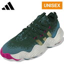 アディダス adidas メンズ レディース バスケットボールシューズ トレイ・ヤング3 TRAE YOUNG 3 ダークグリーン/ゴールド LYZ63 IE9...