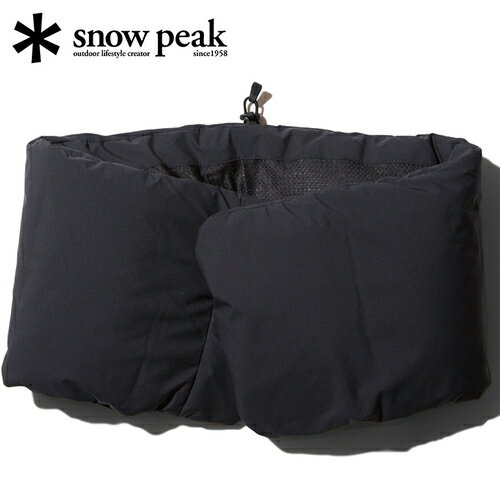 ネックウォーマー メンズ スノーピーク snowpeak メンズ レディース 2L Octa ダウンネックウォーマー 2L Octa Down Neck Warmer ブラック AC-23AU006