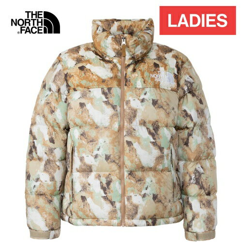 ★セールsale 36～37％OFF★ ザ・ノース・フェイス ノースフェイス レディース ノベルティショートヌプシジャケット Novelty Short Nuptse Jacket ETアーモンドバター NDW92336 EA コート ジャケット アウター ダウンジャケット 中綿 ダウン 長袖 冬