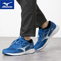 ミズノ MIZUNO メンズ レディース ランニングシューズ マキシマイザー26 ブルー×ホワイト K1GA2400 04