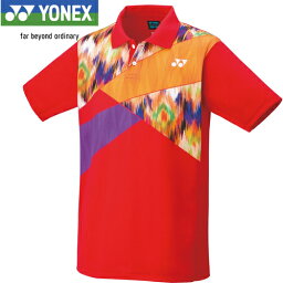 ヨネックス YONEX キッズ ゲームシャツ サンセットレッド 10542J 496