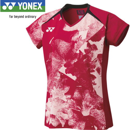 ヨネックス YONEX レディース ゲームシャツ レディッシュローズ 20707 546