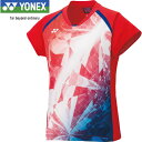 ヨネックス YONEX レディース ゲームシャツ サンセットレッド 20787 496