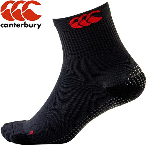 カンタベリー CANTERBURY メンズ グリップソックス GRIP SOCKS ブラック AS03803 19