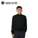 ★セールsale 22〜44%OFF★ スノーピーク snowpeak メンズ レディース 長袖Tシャツ リサイクル Pe/Wo ハーフジップ プルオーバー R...