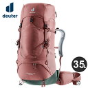 ドイター deuter レディース バックパック エアコンタクトライト 35＋10 SL AIRCONTACT LITE 35＋10 SL カスピア アイビー D3340023 5215