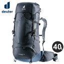 ドイター deuter メンズ レディース バックパック エアコンタクトライト 40＋10 AIRCONTACT LITE 40＋10 ブラック マリン D3340123 7319