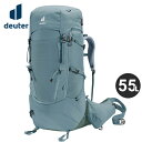 ドイター deuter レディース バックパック エアコンタクト コア 55＋10 SL AIRCONTACT CORE 55＋10 SL シェール アイビー D3350422 4219