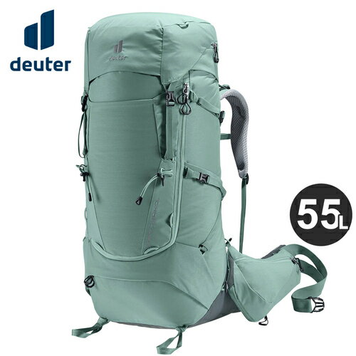 ドイター deuter レディース バックパック エアコンタクト コア 55＋10 SL AIRCONTACT CORE 55＋10 SL ジェード グラファイト D3350422 2444