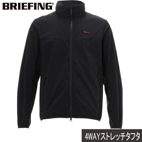 ★5/15-5/22 5％OFFクーポン★ ブリーフィング BRIEFING メンズ ゴルフウェア ジャケット MSウィンドブルゾン MS WIND BLOUSON ブラック BRG233M23 BLACK