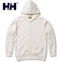 ヘリーハンセン トップス メンズ ヘリーハンセン HELLY HANSEN メンズ パーカー HHロゴフルジップスウェットフーディー HH Logo Full-zip Sweat Hoodie アイボリー HE32321 IV