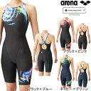 ★セールsale 16～27％OFF★ アリーナ arena レディース 競泳水着 レーシングワンピーススパッツ オープンバック ハーフレッグ ARN-4069W