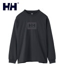 w[nZ HELLY HANSEN Y fB[X TVc OX[uHHSeB[ L/S HH Logo Tee ubN2 HH32379 K2