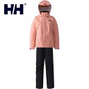 ヘリーハンセン HELLY HANSEN レディース レインウェア ヘリーレインスーツ Helly Rain Suit シアーオレンジ HOE12311 SO
